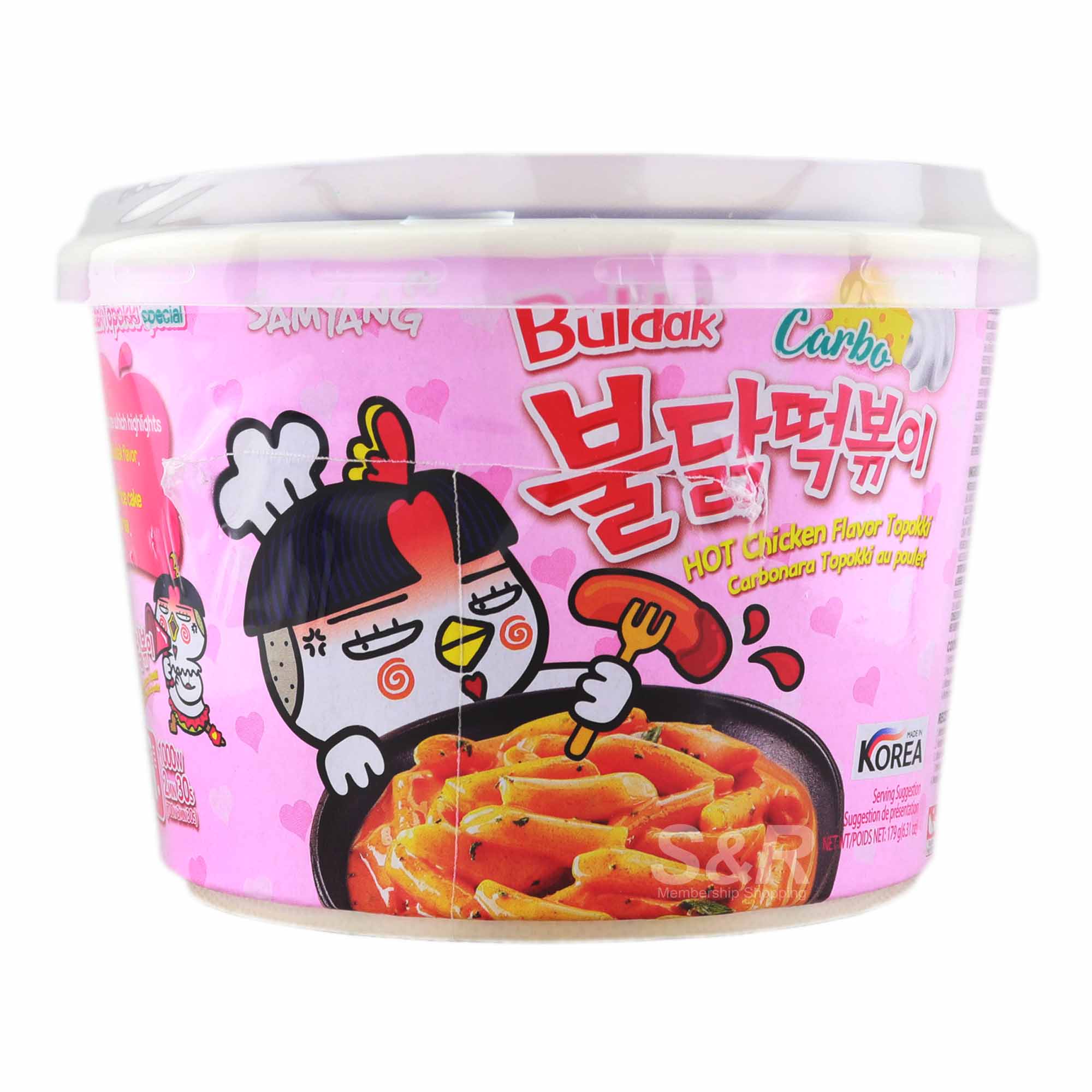 Samyang Buldak Toppoki Carbonara 179g Samyang Buldak Toppoki Carbonara 179g